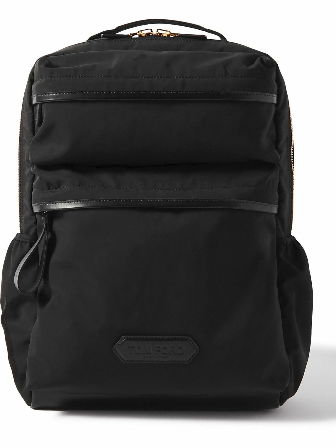 Photo: TOM FORD - Leather-Trimmed Recycled-Nylon Backpack