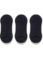 NN07 - Three-Pack Cotton-Blend Socks - Blue