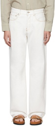 JACQUEMUS Off-White Les Classiques 'Le de-Nîmes Droit' Jeans