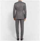 Kingsman - Grey Double-Breasted Glen Check Suit - Gray