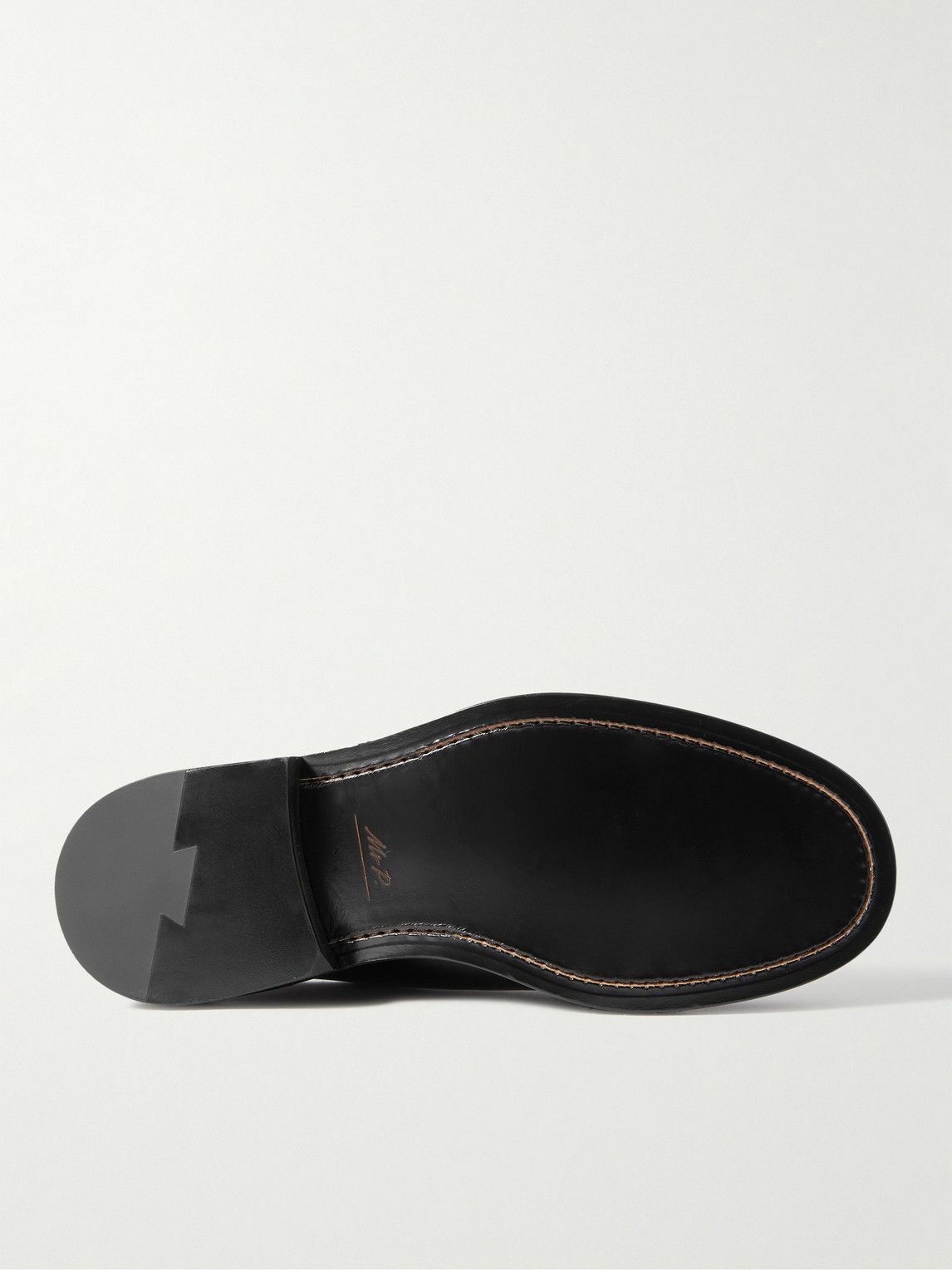 Mr P. - Jacques Leather Derby Shoes - Black Mr P.