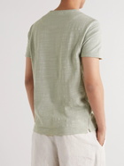 Orlebar Brown - Sammy Garment-Dyed Linen-Jersey T-Shirt - Gray