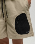 Adsum Flexure Zip Short Beige - Mens - Casual Shorts