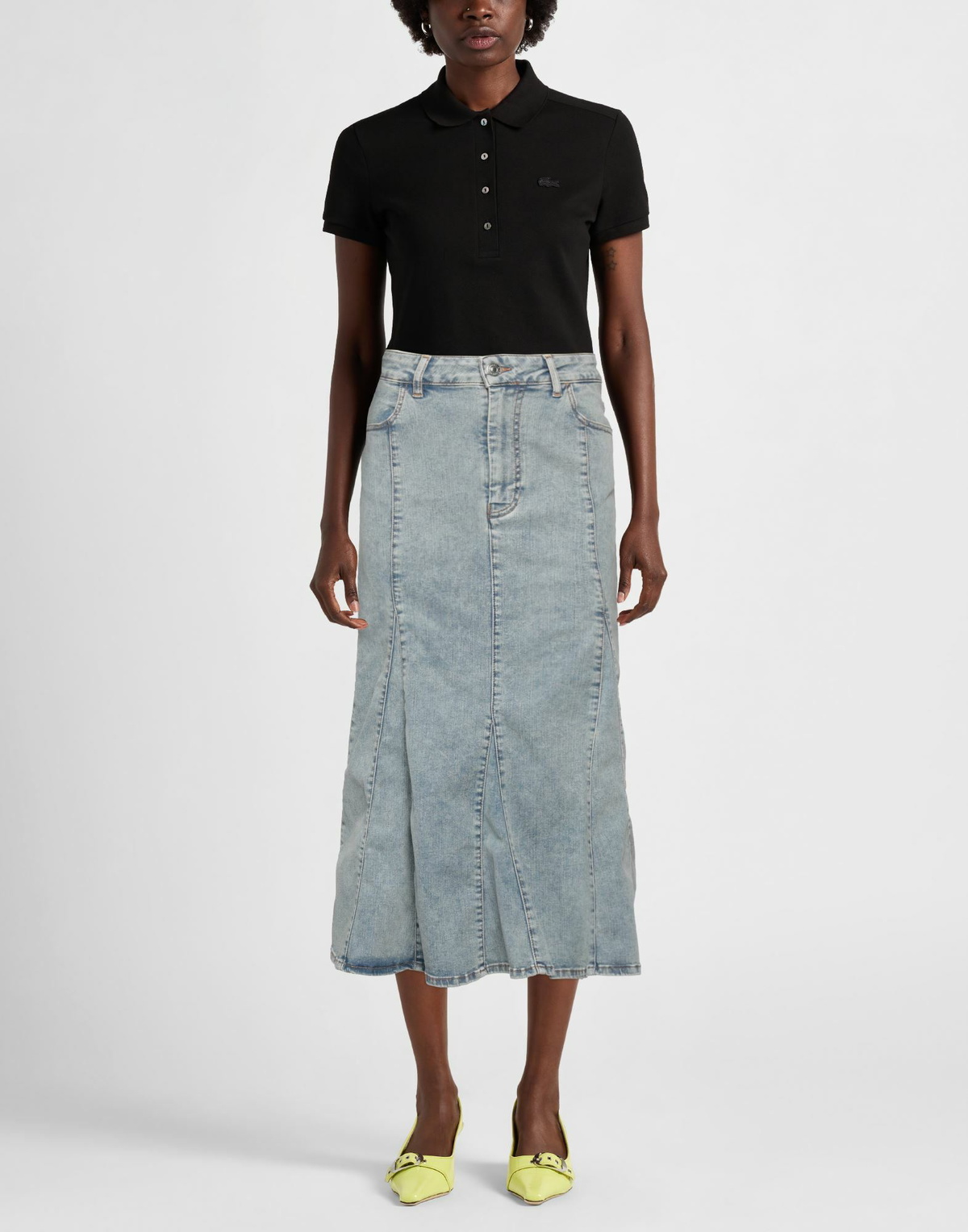 Maje Womens Denim skirt in Blue