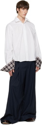 ABRA White Back Pocket Shirt