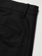 Amomento - Garconne Tapered Cotton-Blend Trousers - Black