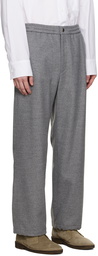 Solid Homme Gray Drawstring Trousers