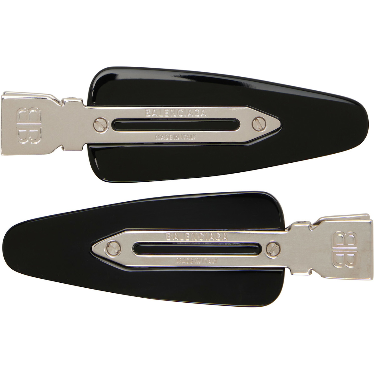 Balenciaga Black Salon 'BB' Clip Set