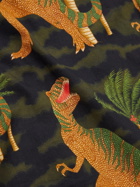 Desmond & Dempsey - Natural History Museum Printed Cotton Pyjama Set - Multi