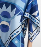 Pucci Printed silk satin top