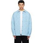 Casablanca Blue Double Faced Overshirt