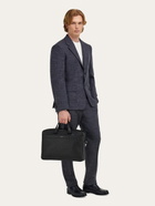 Ferragamo Mens Ferragamo Monogram briefcase in Black