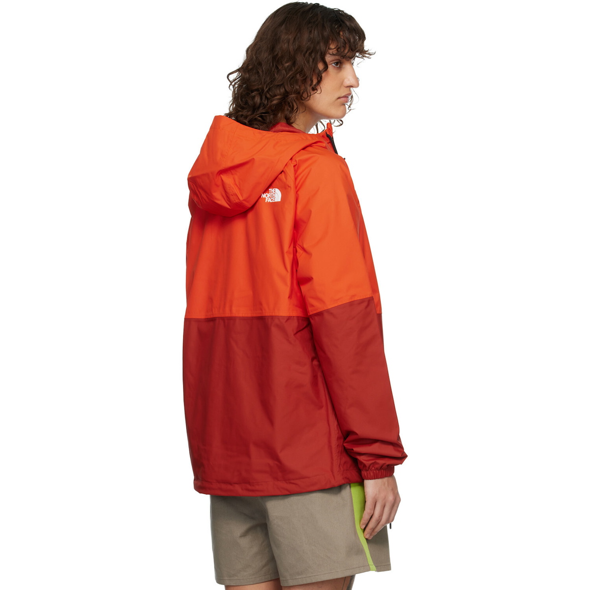 The North Face Orange Antora Hoodie Rain Jacket