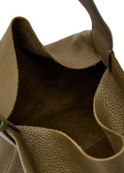 The Row Isa Leather Shoulder bag - Olive - One Size