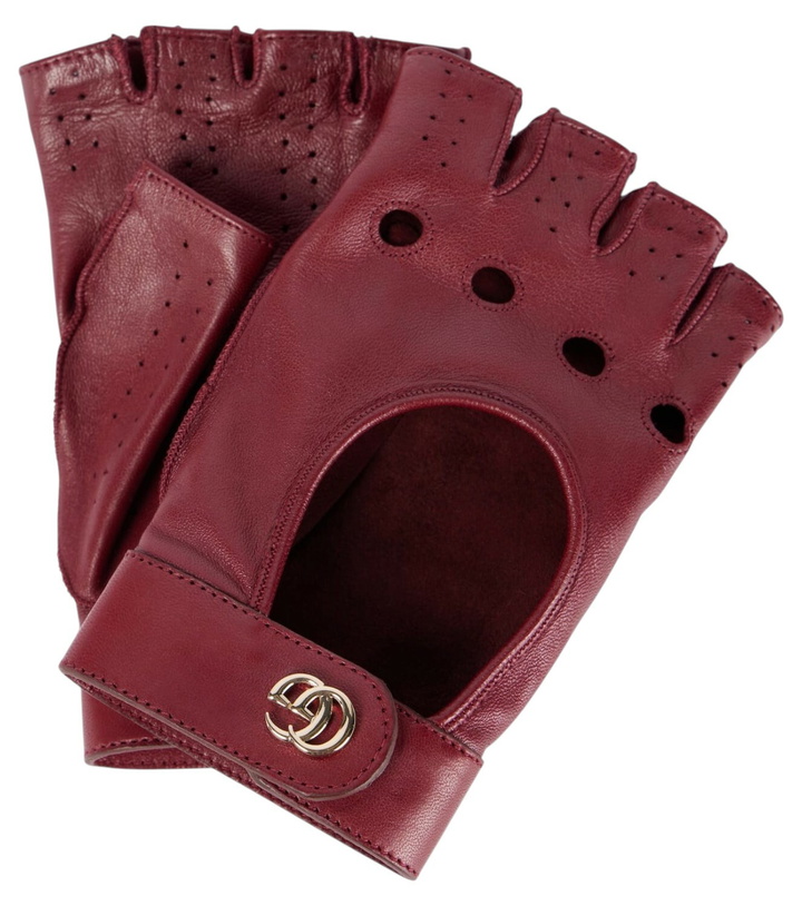 Photo: Gucci Double G leather driving gloves