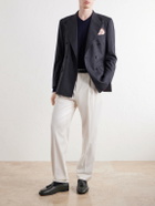 Rubinacci - Double-Breasted Virgin Wool-Twill Blazer - Gray