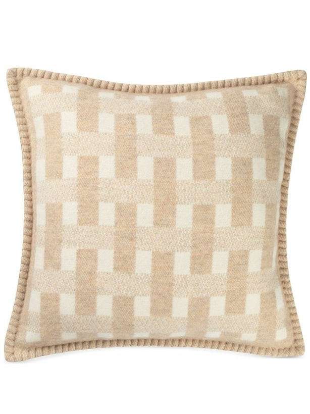 Photo: Johnstons Of Elgin Stitched Basketweave Cushion