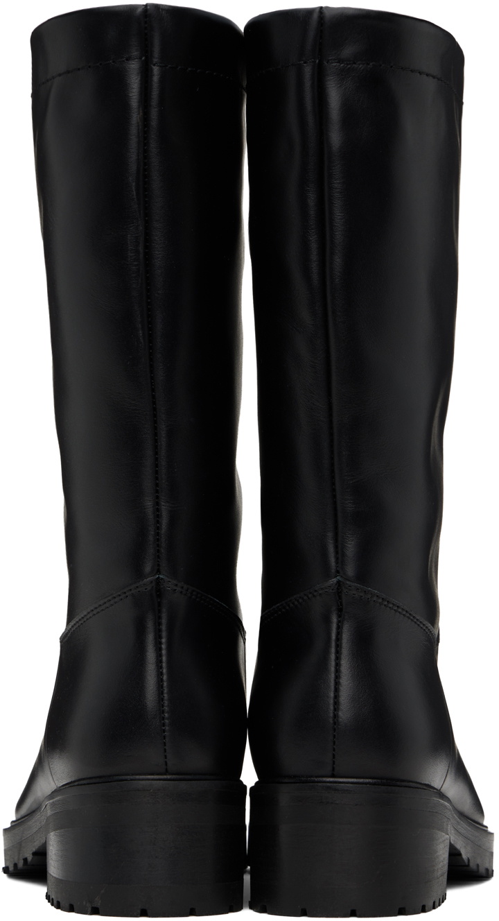 【関税込み】Maryam Nassir Zadeh ブラック Belmont ブーツ BELMONT BOOT, BLACK CALF – Maryam Nassir Zadeh