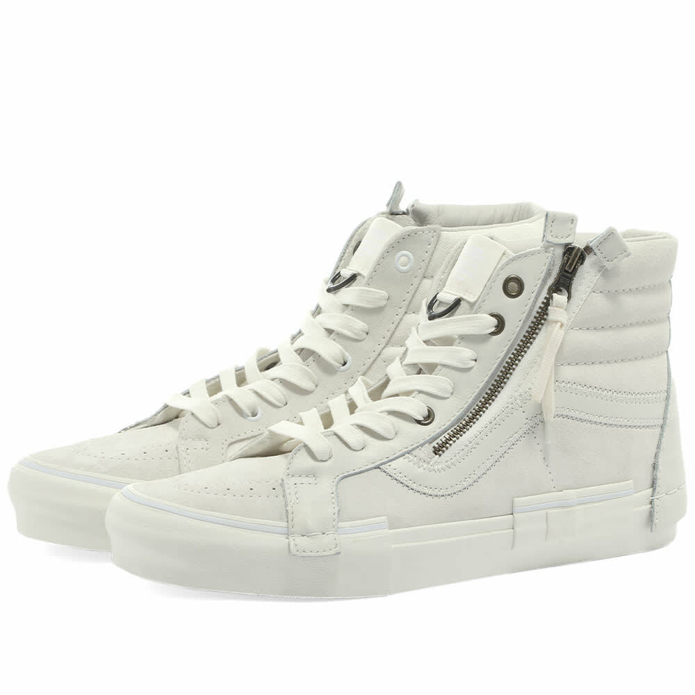 Vans Vault x MASTERMIND WORLD presented by END. UA Sk8-Hi Ca Sneakers in  Marshmallow/Black