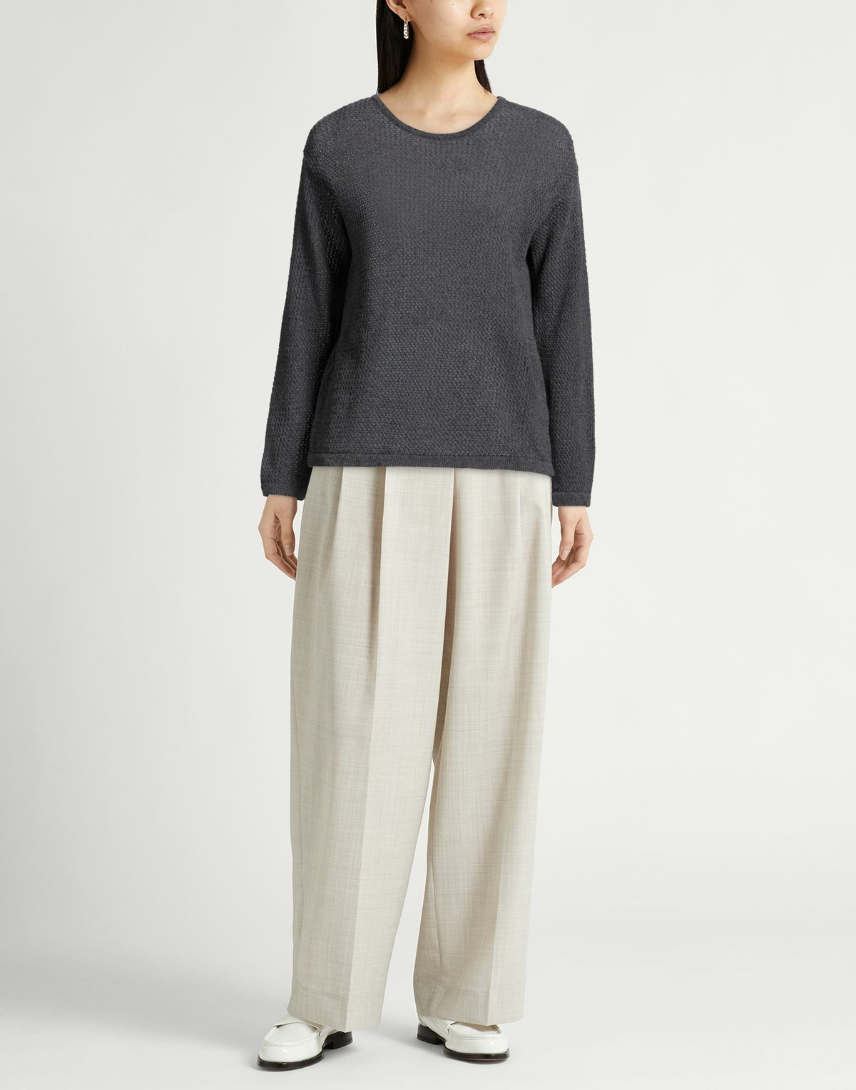 Crossley Womens Sweater Charcoal