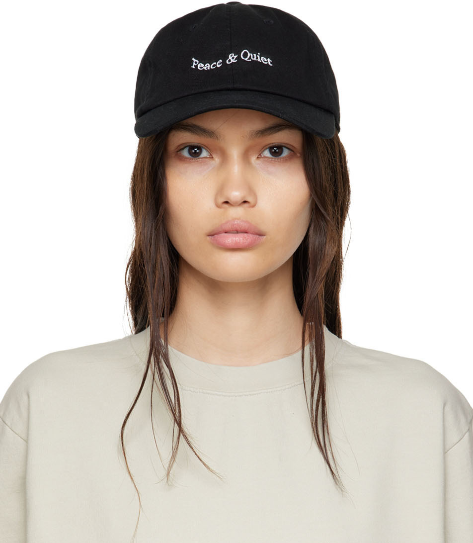 Museum of Peace & Quiet Black Logo Cap