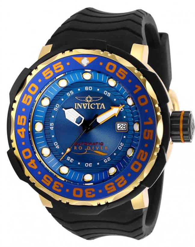 Photo: Invicta Pro Diver Automatic Blue Dial Mens Watch 28784