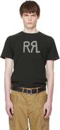 RRL Black Ranch Logo T-shirt