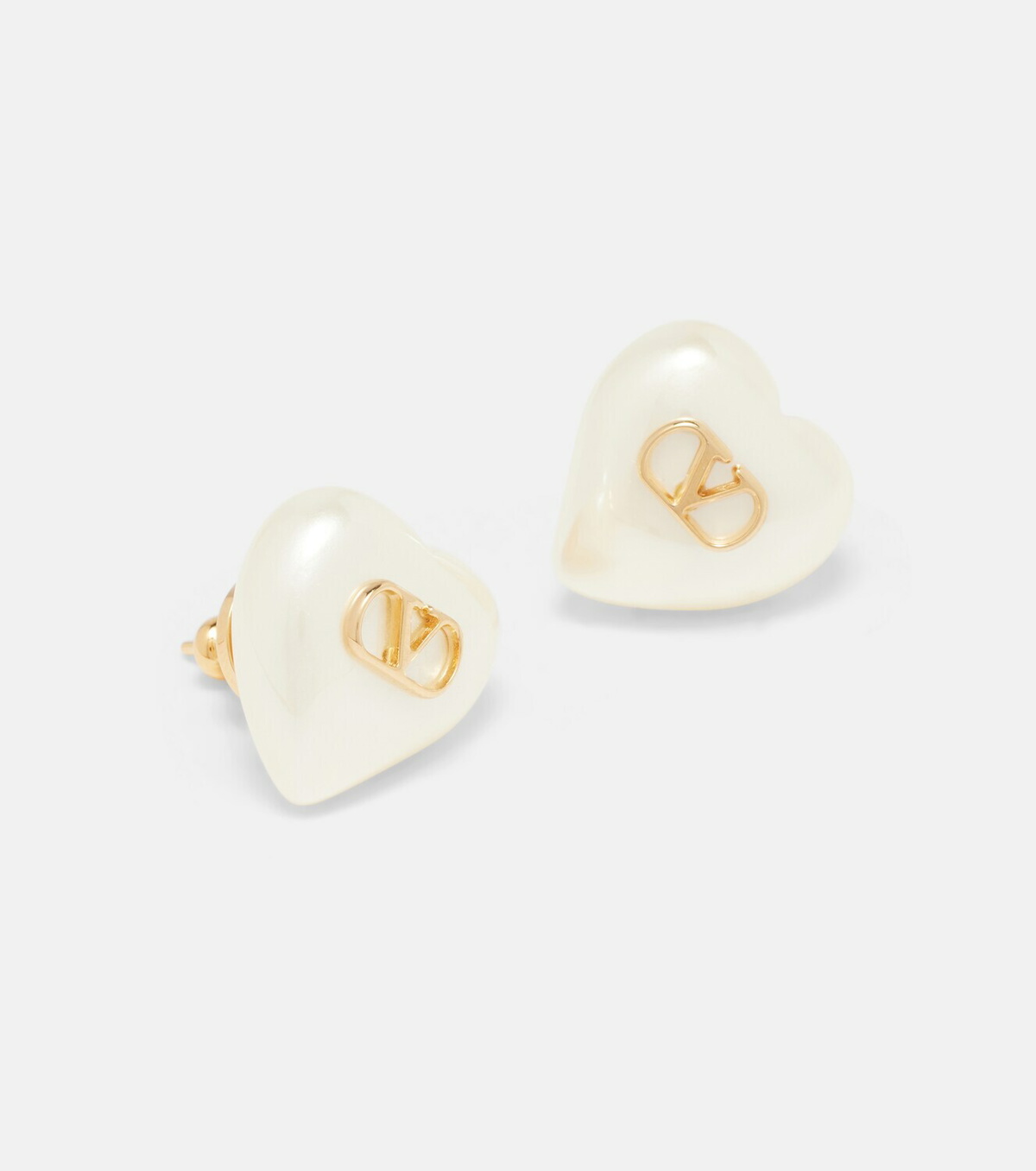 Valentino VLogo faux pearl earrings