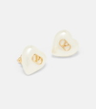 Valentino VLogo faux pearl earrings