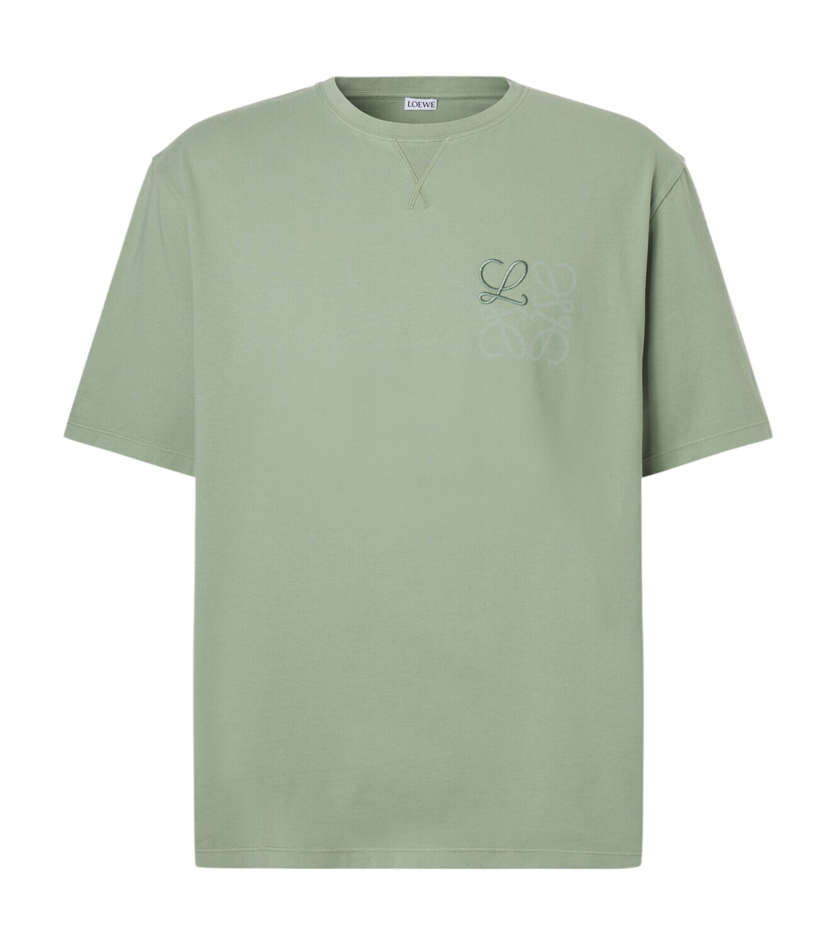 LOEWE - Suna Fujita Logo-Embroidered Cotton-Jersey T-Shirt - Gray