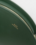 A.P.C. SAC DEMI-LUNE Green Mens Messenger & Crossbody Bag