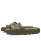 Moncler Men's Lilo Pool Slides in Green