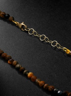 JIA JIA - Men's Arizona 14-Karat Gold Tiger's Eye Bracelet