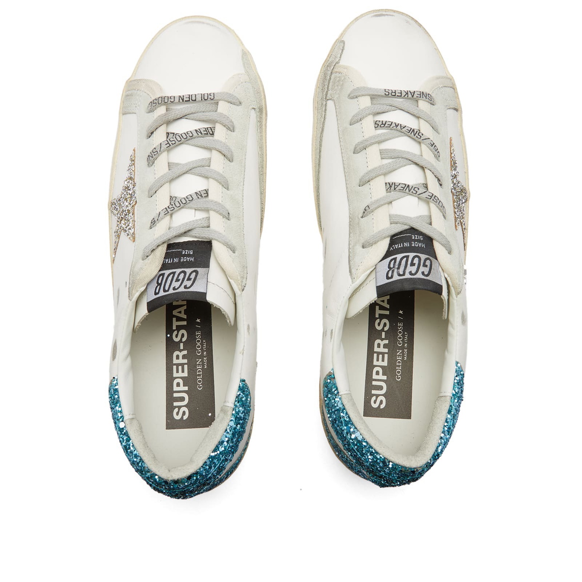 Golden Goose Women's Super Star Leather Sneakers in White
