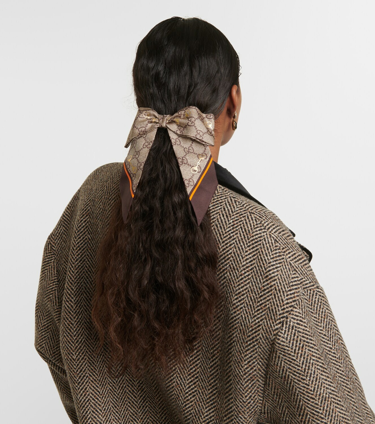 Gucci GG set of 2 silk scrunchies Gucci