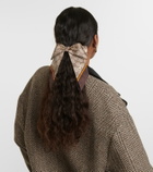 Gucci GG set of 2 silk scrunchies