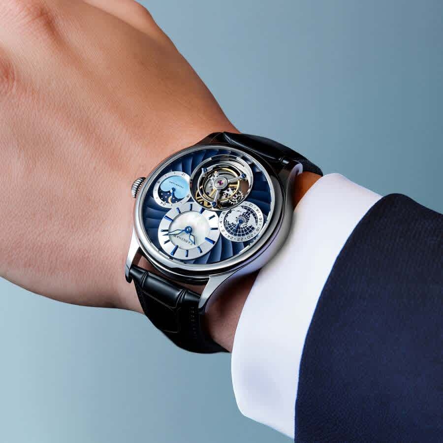 Thomas Earnshaw Celestial Huggins Blue Dial Mens Watch ES-8261-06
