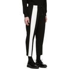 Diet Butcher Slim Skin Black and White Bold Lined Lounge Pants