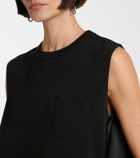 Sacai Paneled minidress