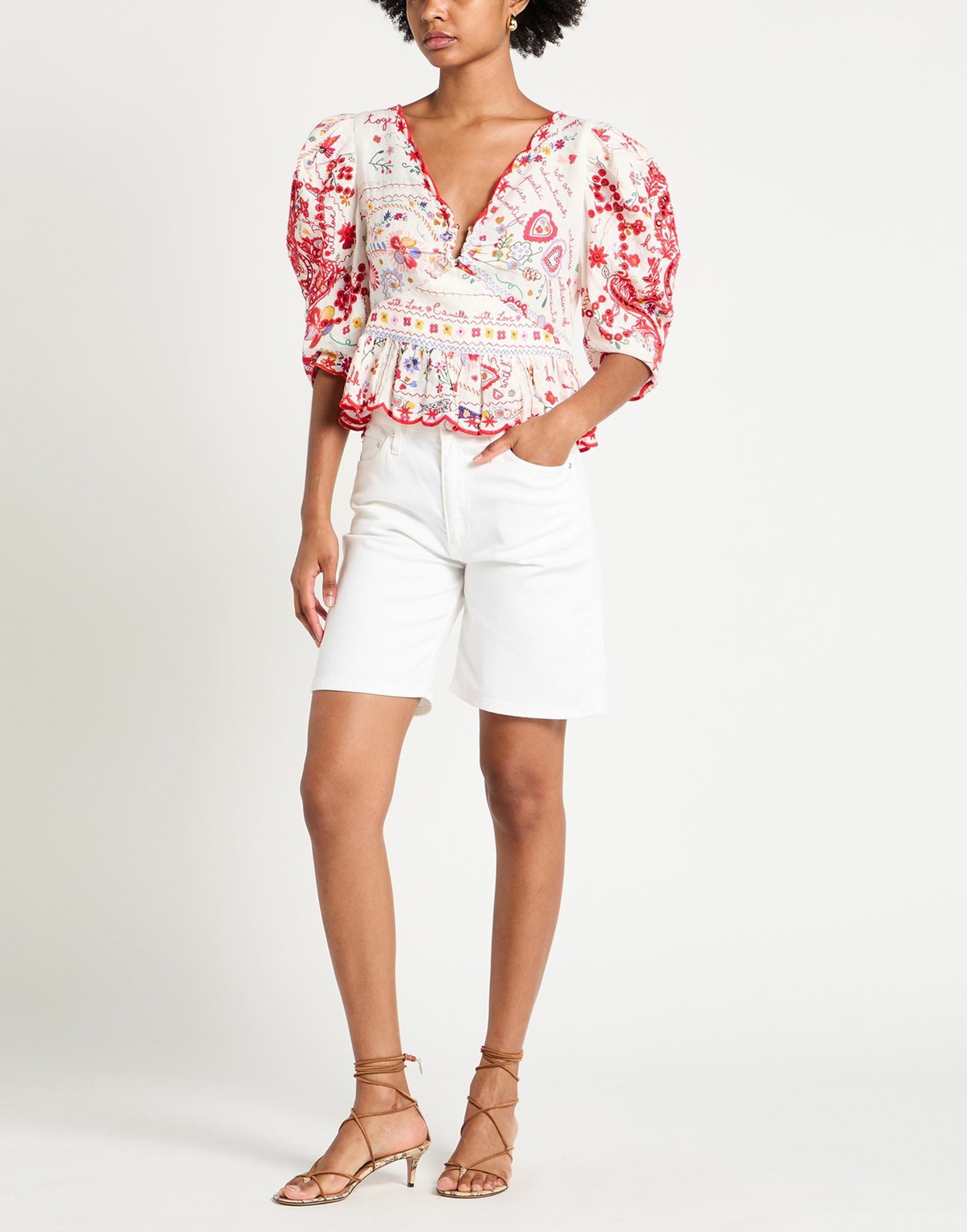 Camilla Womens Top in White