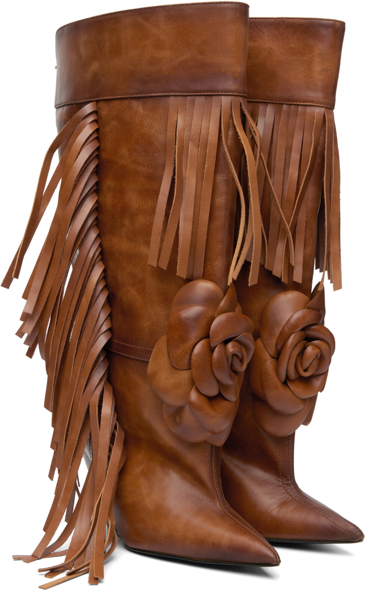 ABRA Brown Rose Tall Boots