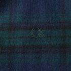 Fred Perry Authentic Men's Stewart Tartan Scarf in Ivy