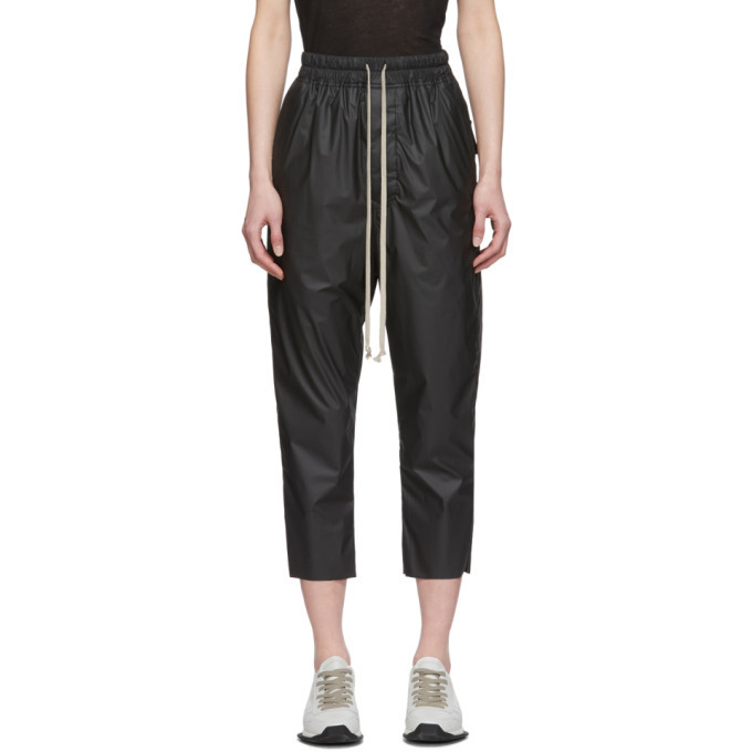 Rick Owens Black Cropped Astaire Trousers Rick Owens