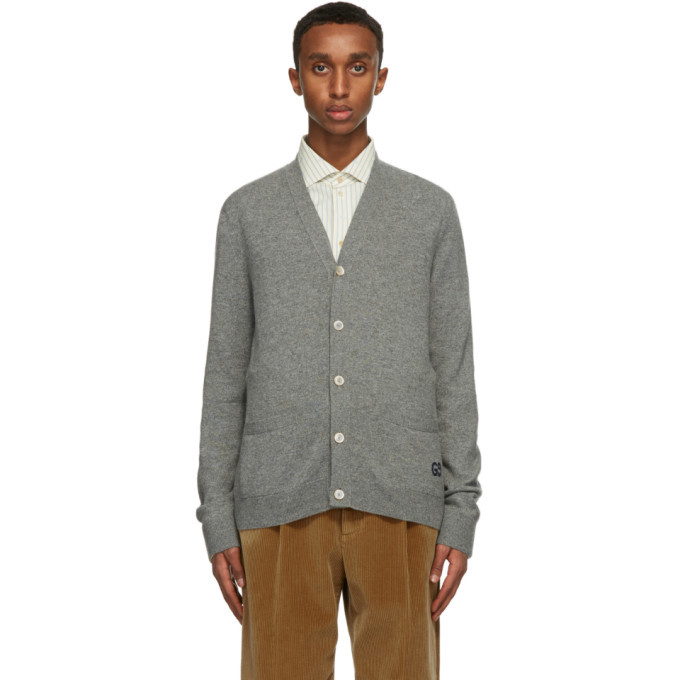 Photo: Gucci Grey Cashmere GG Cardigan