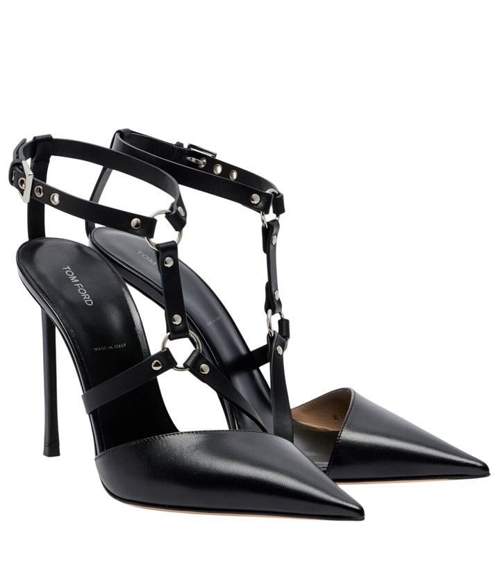 Photo: Tom Ford Harness leather slingback pumps