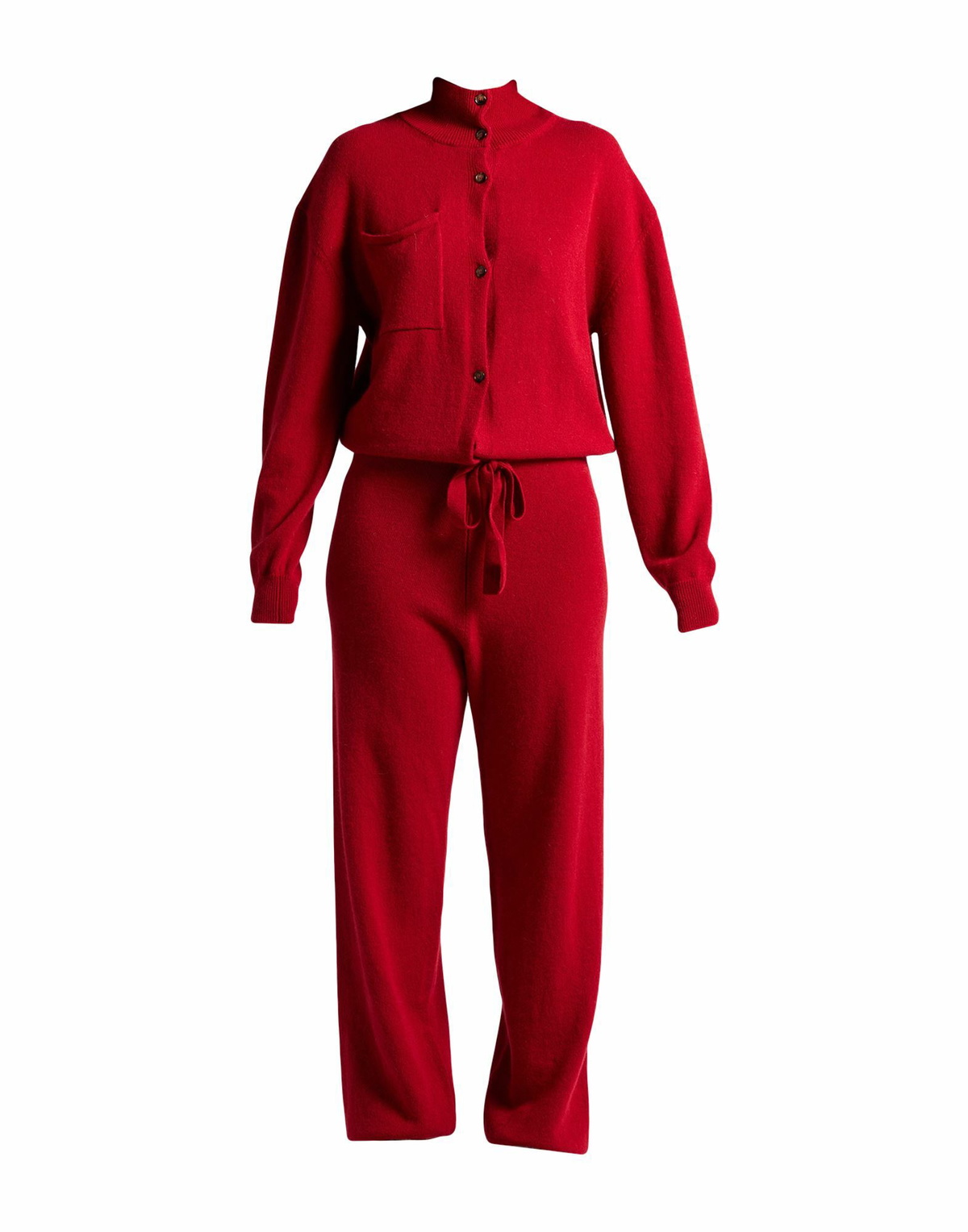 Laneus Womens Jumpsuit in Red