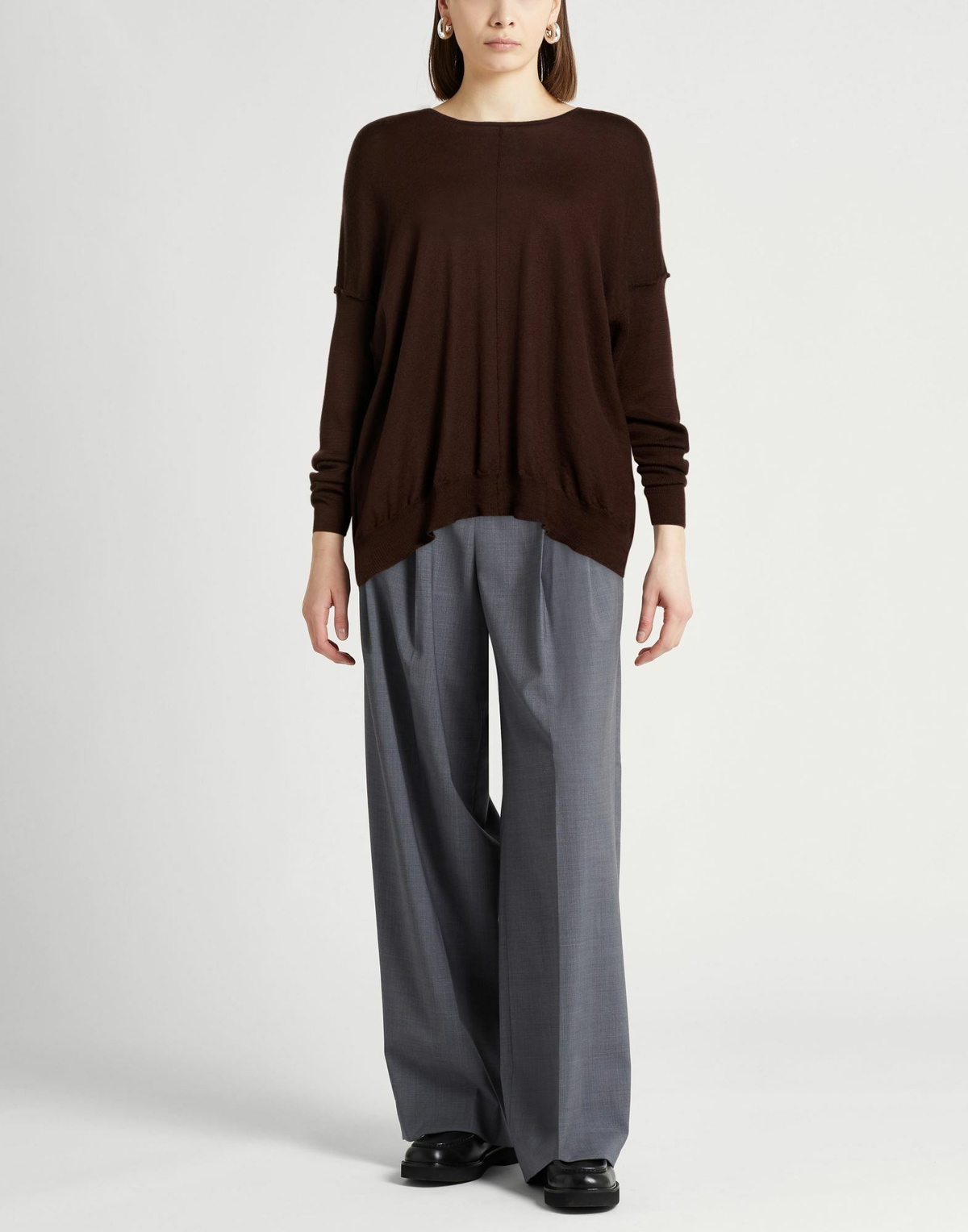 Crossley Womens Sweater Chocolate in Brown