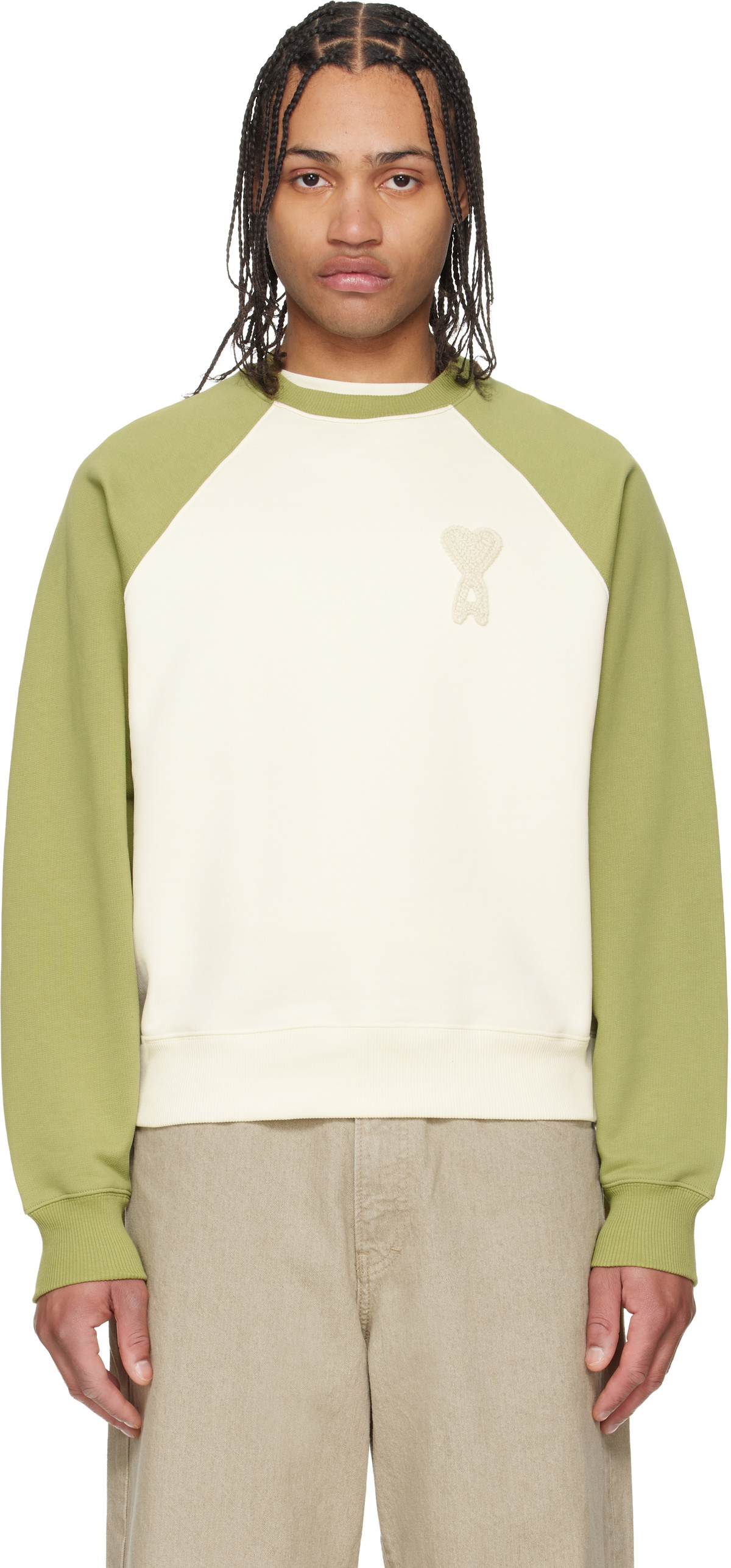 AMI Paris Blue Ami De Cœur Sweatshirt AMI