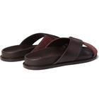 Mr P. - Leather and Suede Sandals - Brown