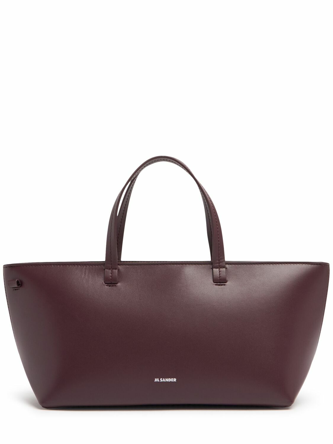 JIL SANDER Small Bateau Smooth Leather Bag Jil Sander